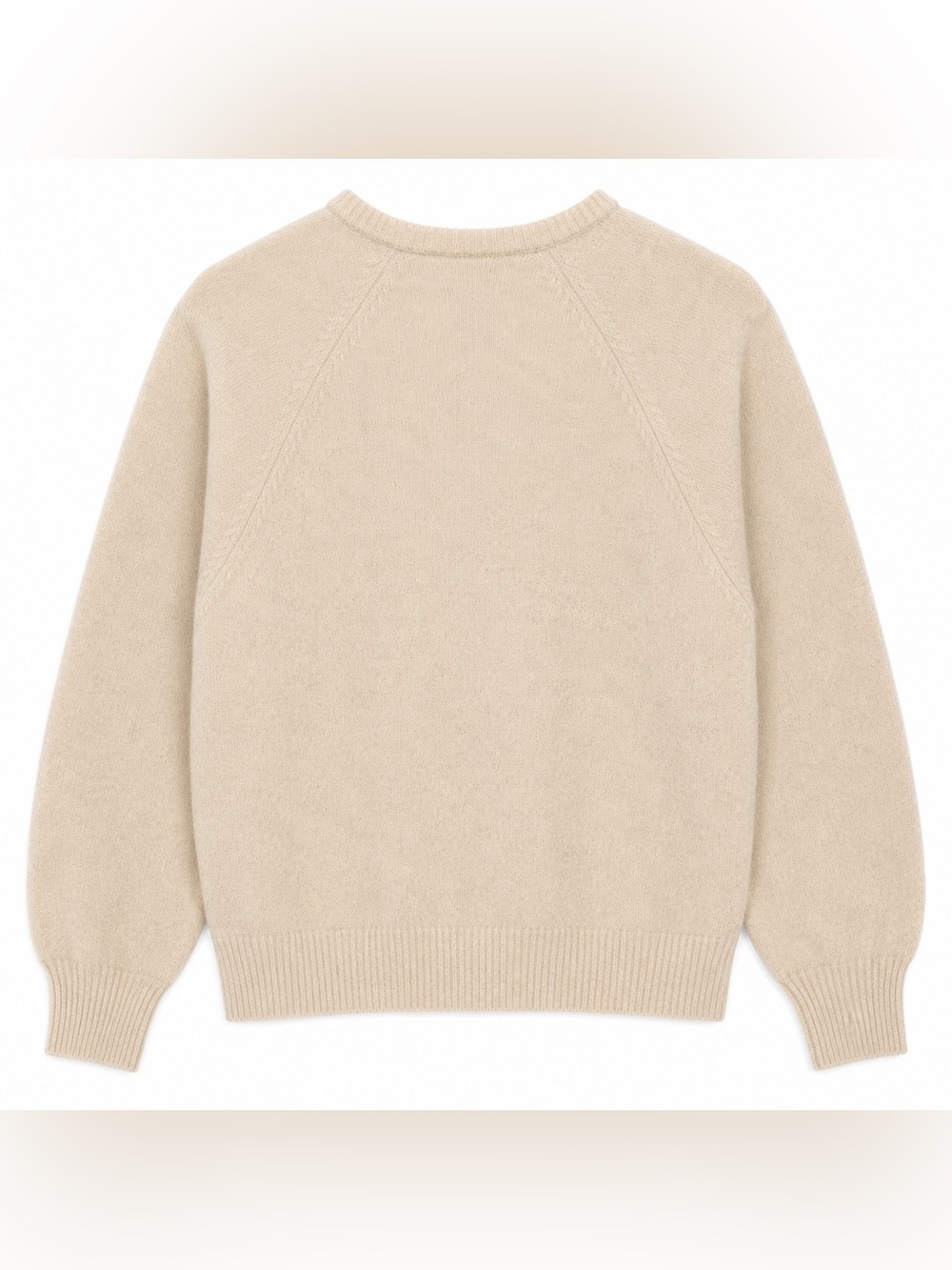 Vintage St Michael Pure New Lambswool Cardigan UK 12 Beige Made in England - Picture 2 of 3